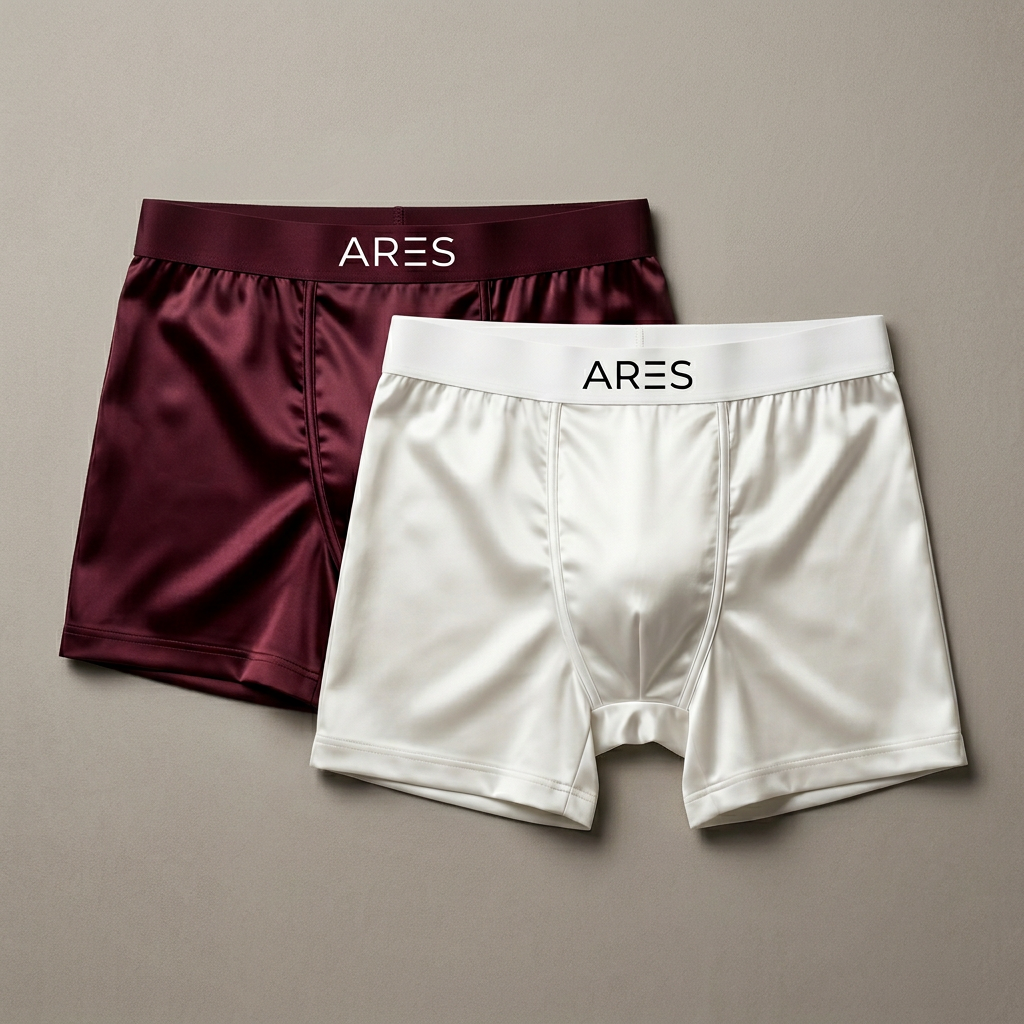 ARES bóxers de seda | Comodidad durante todo el día (Nuevos colores)